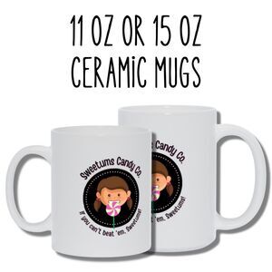 Sweetums Candy Company Mug Parks & Recreation Fanart Ceramic Coffee